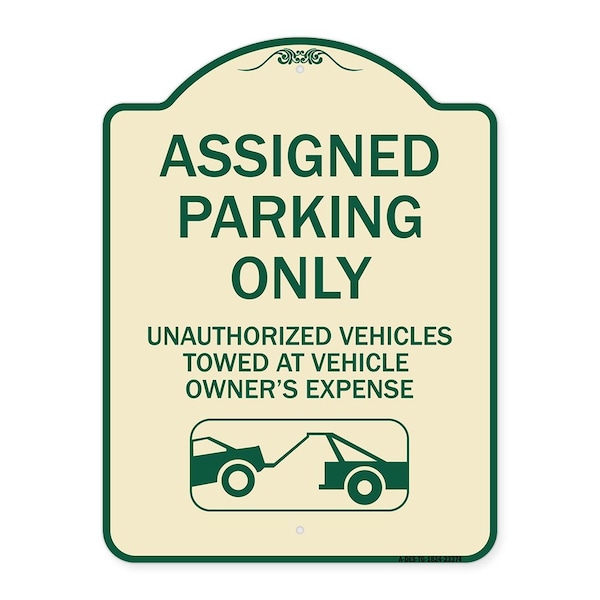 Parking Restriction Assigned Parking Unauthorized Vehicles Towed at Owner Expense, TG-1824-23374